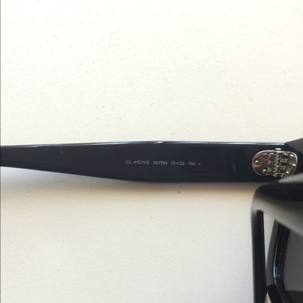 Celine Authentic Black Round Sunglasses - Picture 3 of 8